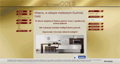 Desktop Screenshot of kuchnie-gold.pl