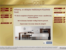 Tablet Screenshot of kuchnie-gold.pl